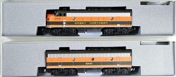 【DCCサウンド】106-0421-LS KATO USA EMD F7A/B 2Locomotive Set Great Northern  #444D 444C サウンドデコーダ搭載加工品 - 鉄道模型中古Nゲージ買取 販売 - 国鉄型買取専門店 ひゃっけん堂