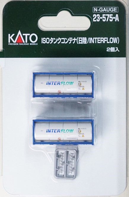 新品】23-575A KATO ISOタンクコンテナ（日陸／INTERFLOW) 2個入 