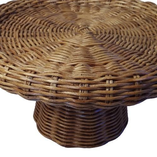 小さなラタンのコンポート コンポートスタンド丨ラタンスタイル 丨 RATTAN STYLE