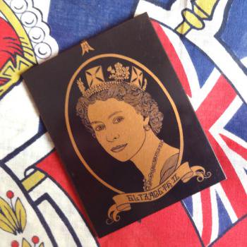エリザベス女王即位記念 エッチングプレート - :UK雑貨店 GILLESPIE 