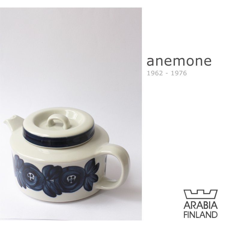 ARABIA anemone ティーポット- 北欧雑貨と暮らしの道具lotta 神戸に 