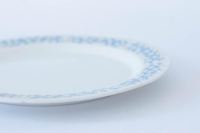 ARABIA 23.5cm plate プレート 花柄 水色- 北欧雑貨と暮らしの道具