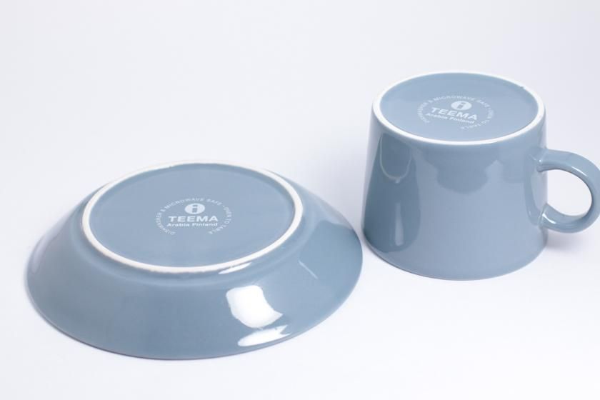 お歳暮 人気 オシャレ C&S teema ARABIA gray カップ＆ソーサー ティーマ アラビア 食器