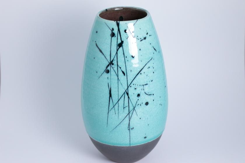 市野秀之作　彩色花器 市野秀之作 彩色花器 市野秀之作 彩色花器 市野秀之作 彩色花器（本当に