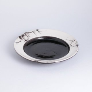 若生沙耶香　Sayaka Wakaiki Rim plate Black kupla 14.5cm