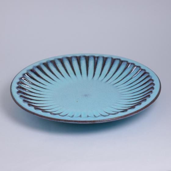 人気作家 丹波焼 西端正 陶器の渦巻き模様皿5枚セット Yahoo