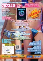 7／8夜の部　東京SURF632＋UNDER　イベント前売券SURFBLADE割surf vol.175