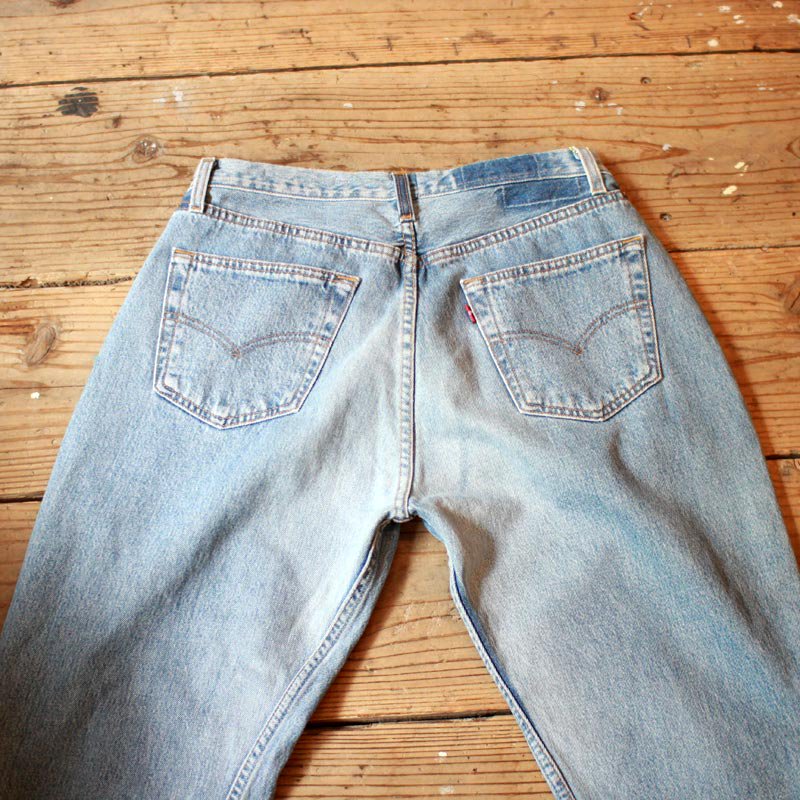 Sunny Side Up Side Line Denim Pants　Blue