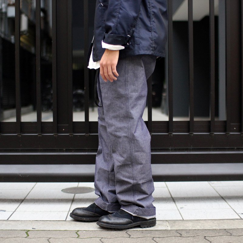French Navy / Denim Trousers