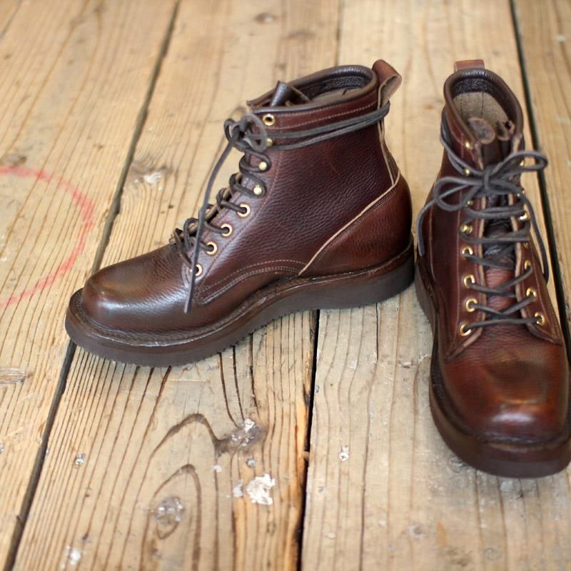 GRIZZLY BOOTS Black Bear / Horween Brown