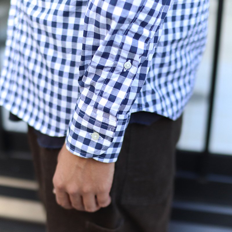 INDIVIDUALIZED SHIRTS Big Gingham Check B.D -Standard fit-