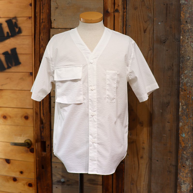 BDU Shirt - P/C Seersucker- White