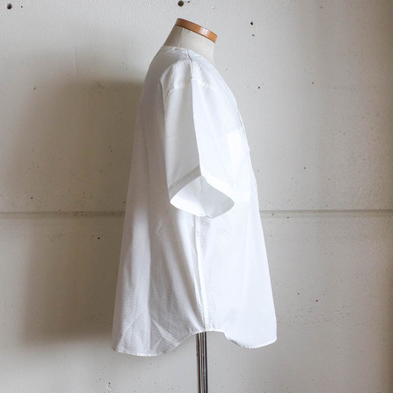 BDU Shirt - P/C Seersucker- White