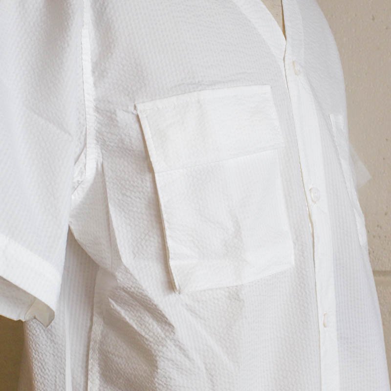 BDU Shirt - P/C Seersucker- White