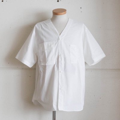 BDU Shirt - P/C Seersucker- White