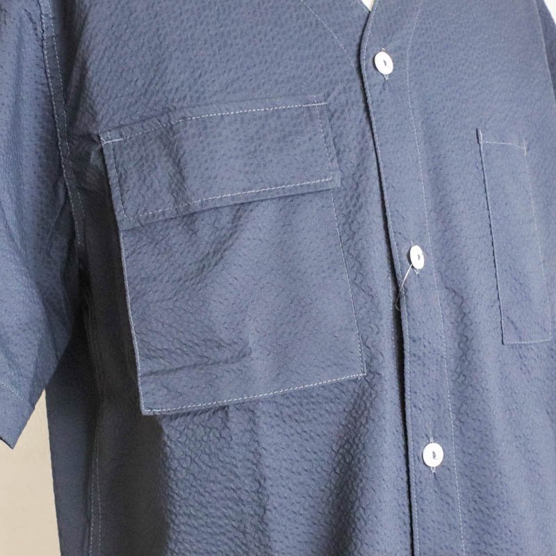 BDU Shirt - P/C Seersucker-Navy