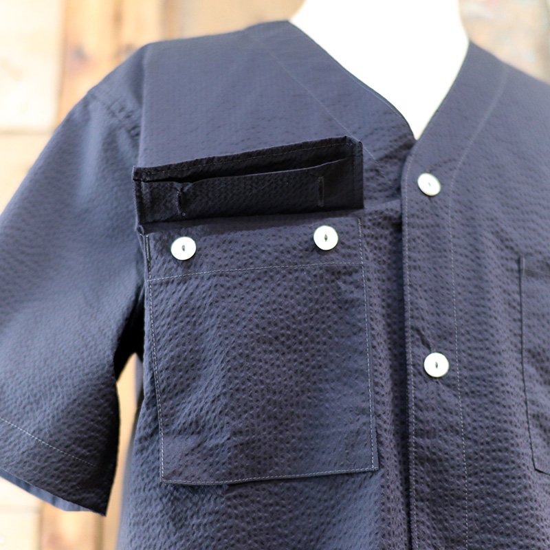 BDU Shirt - P/C Seersucker-Navy