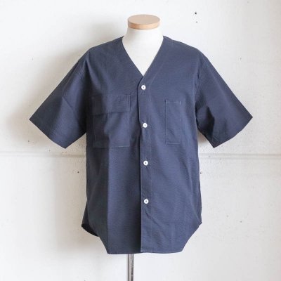 BDU Shirt - P/C Seersucker-Navy