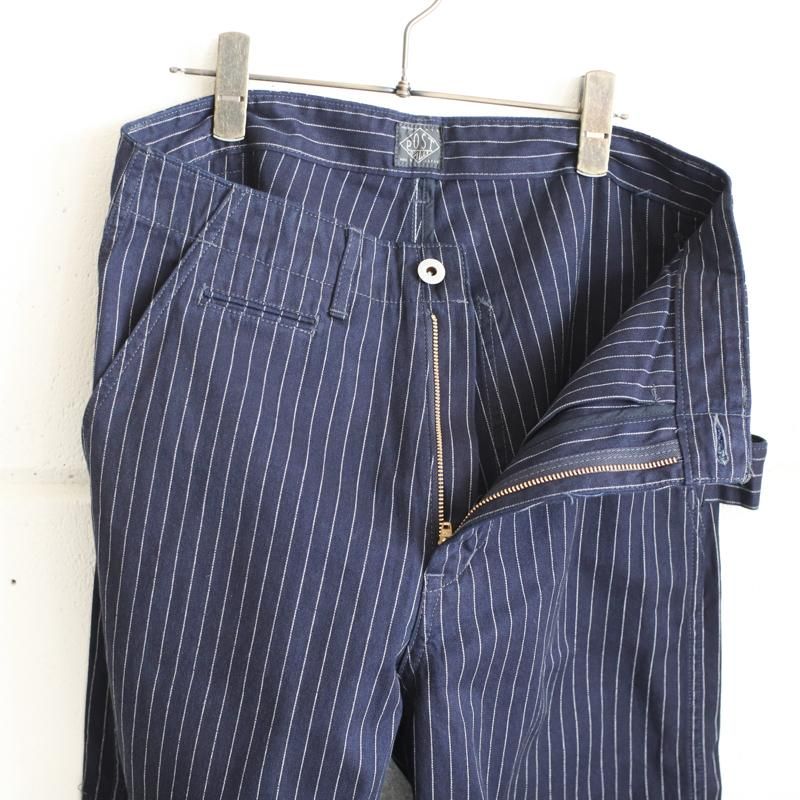 POST O'ALLS【ポストオーバーオールズ】Mainter Pants Gangster Stripe