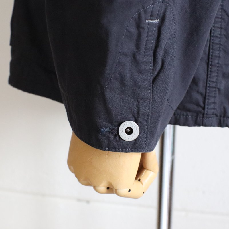 POST O'ALLS Banana Collar Jacket-R Black Twill