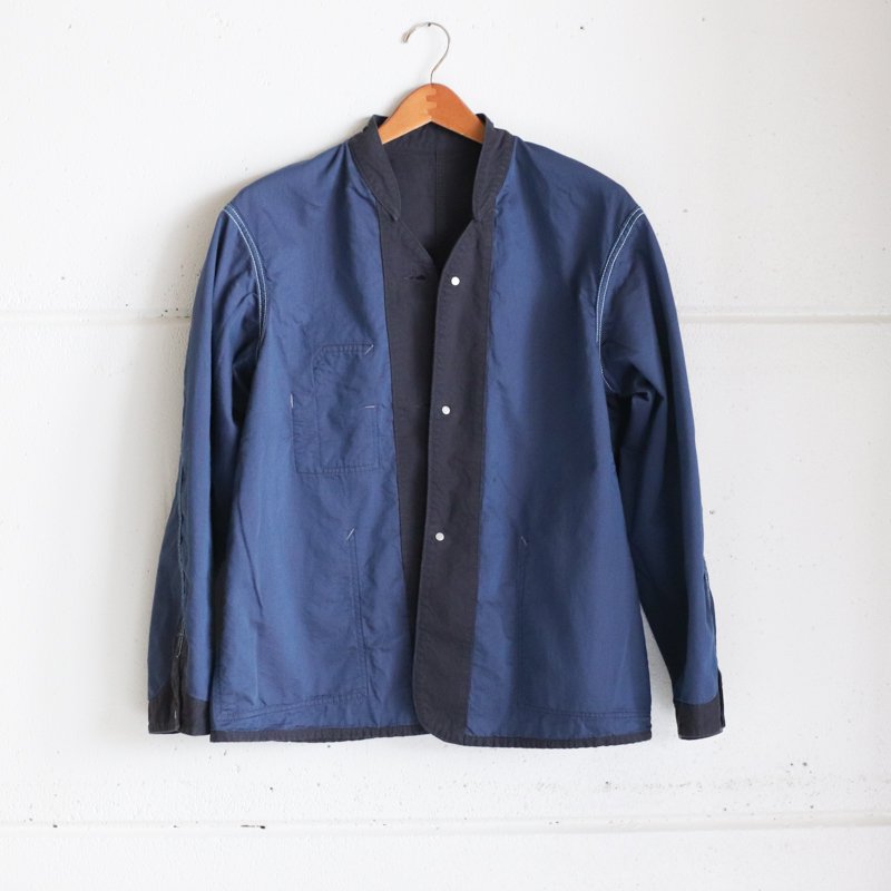 POST O'ALLS Banana Collar Jacket-R Black Twill