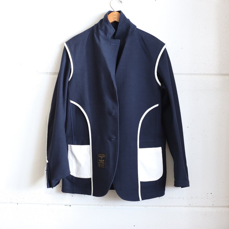 1ST PAT-RN VESSEL BLAZER　Jersey Navy