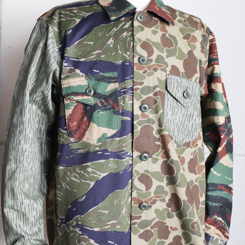 South2 West8 SMOKEY SHIRT　CRAZY CAMO