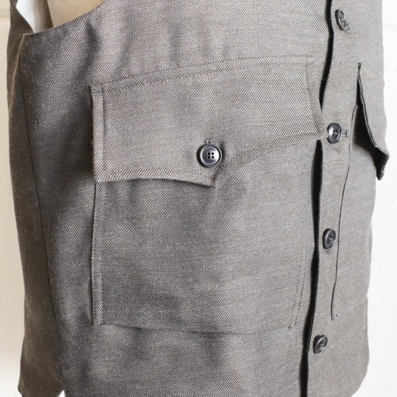 1ST PAT-RN ROMEO VEST 　Wool/Hemp Military