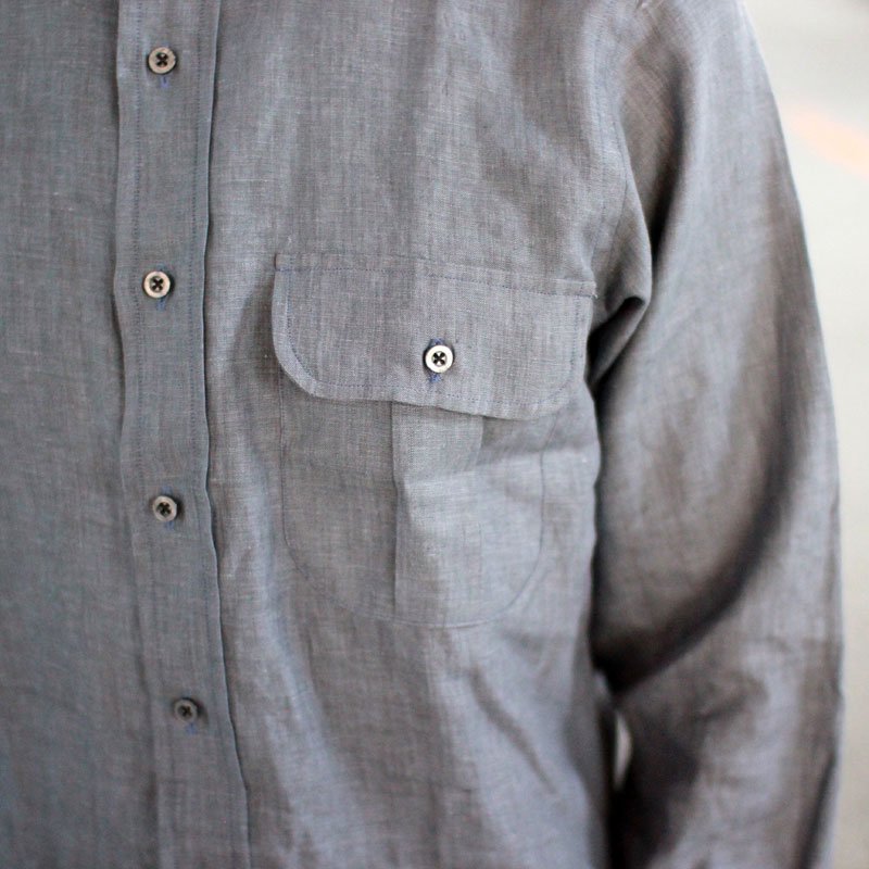 Linen Shirt / Gray　-UNCLE SAM Special-