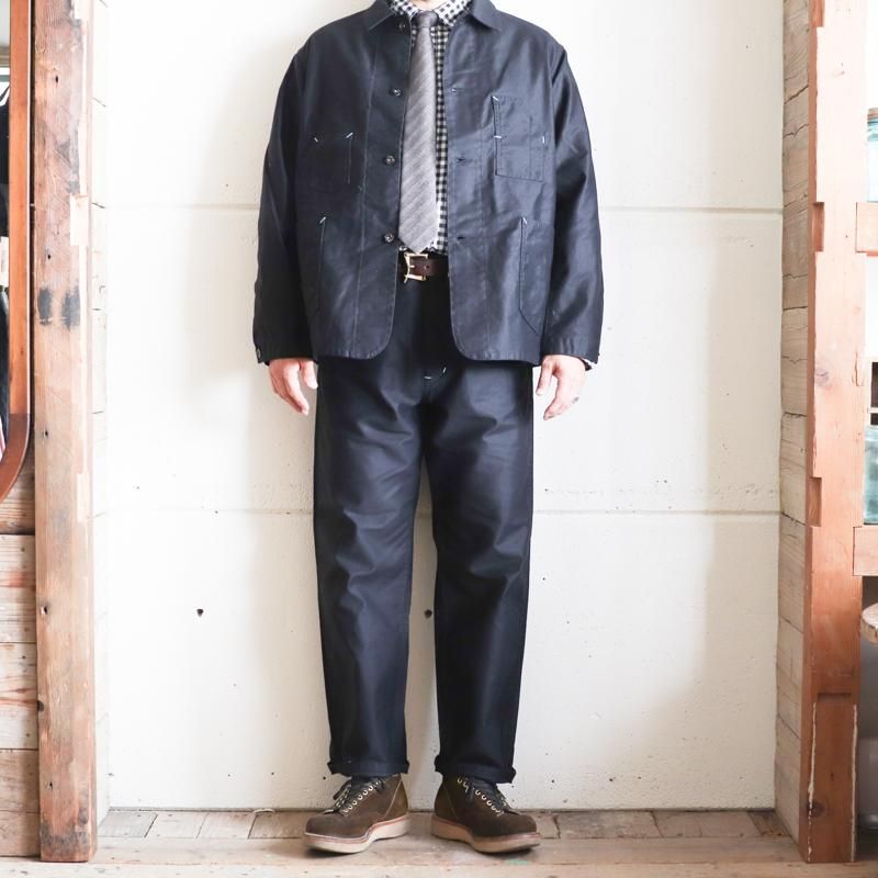 POST O'ALLS Deluxe Railroader Vintage Moleskin Black