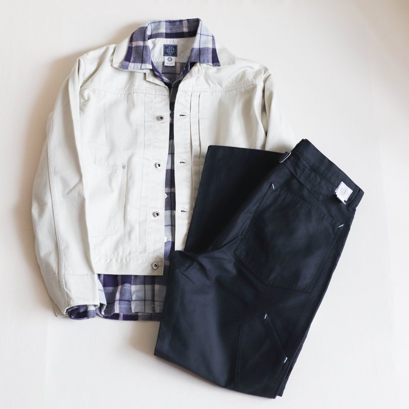 POST O'ALLS【ポストオーバーオールズ】EL RANCHERO 3 Cotton Sateen