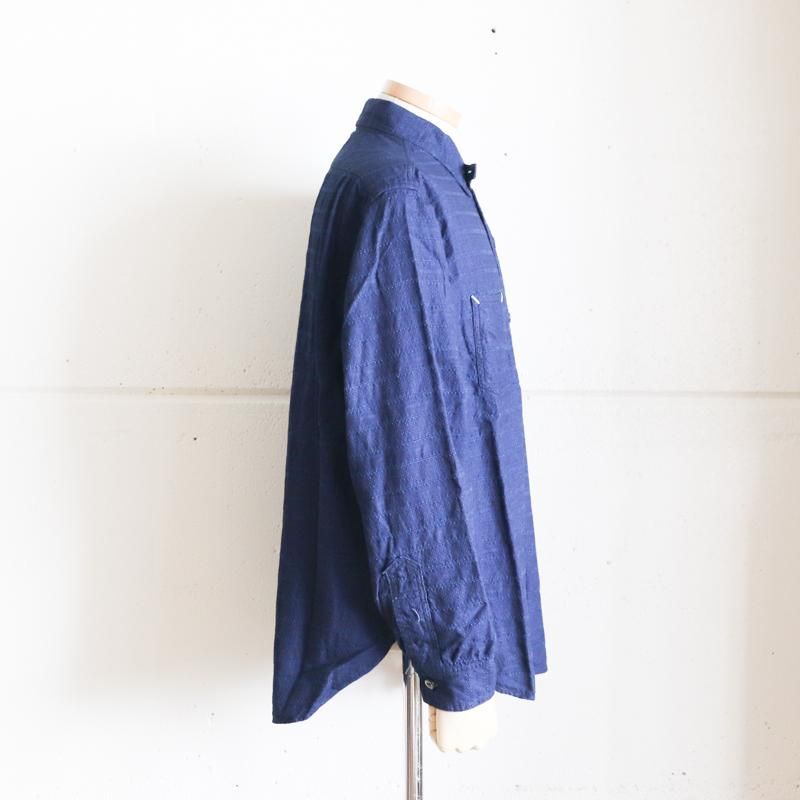 POST O'ALLS【ポストオーバーオールズ】De Luxe Jacquard Indigo POST O'ALLS【ポストオーバーオールズ】De Luxe Jacquard Indigo