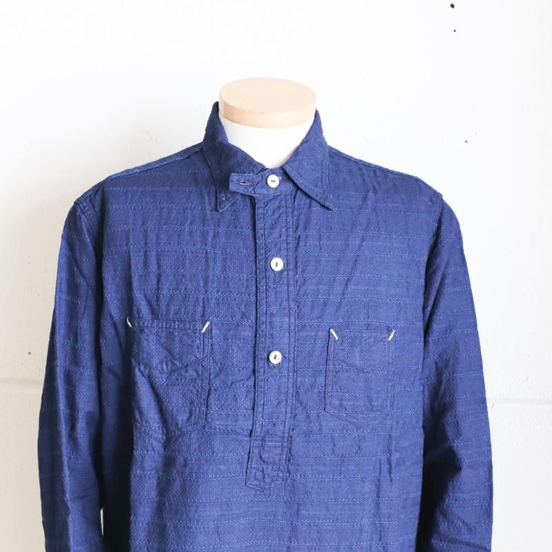 POST O'ALLS【ポストオーバーオールズ】De Luxe Jacquard Indigo POST O'ALLS【ポストオーバーオールズ】De Luxe Jacquard Indigo