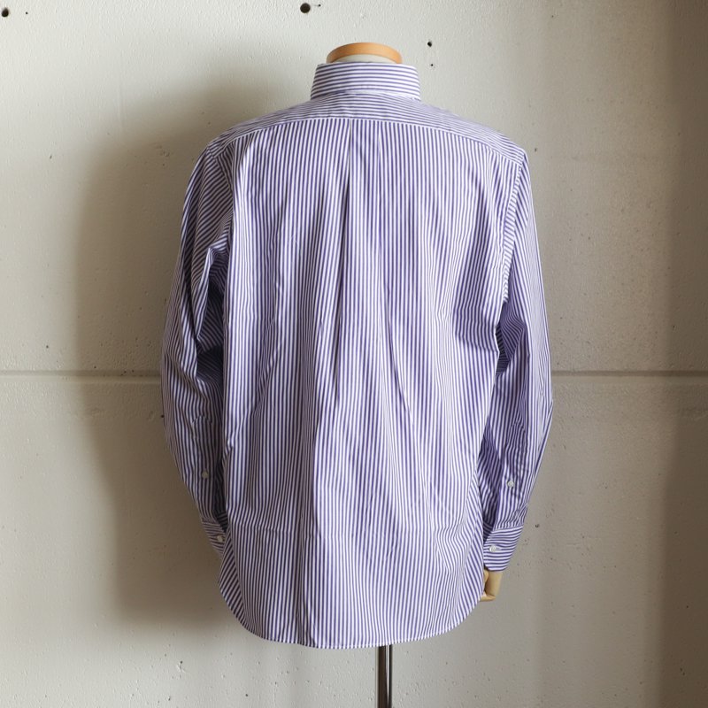 INDIVIDUALIZED SHIRTS Classic Fit 　 Bengal Stripe Purple