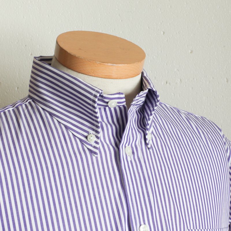INDIVIDUALIZED SHIRTS  * Classic Fit 　 Bengal Stripe  Purple