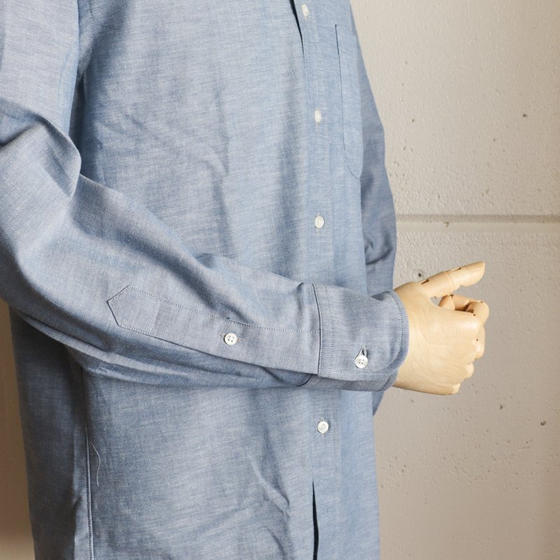 INDIVIDUALIZED SHIRTS  * Classic Fit 　 Heritage Chambray  Blue