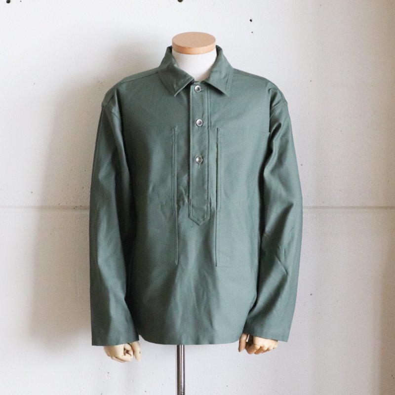 EG WORKADAY【イージーワーカデイ】ARMY SHIRT Reversed Sateen 大阪