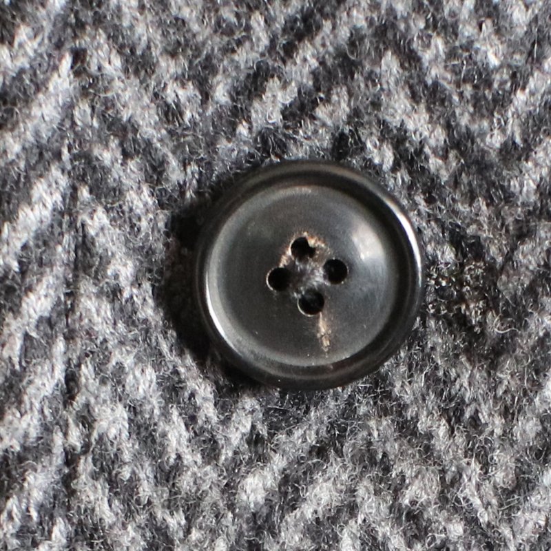 HIGHLAND JACKET Melton Knit    Herringbone  Grey