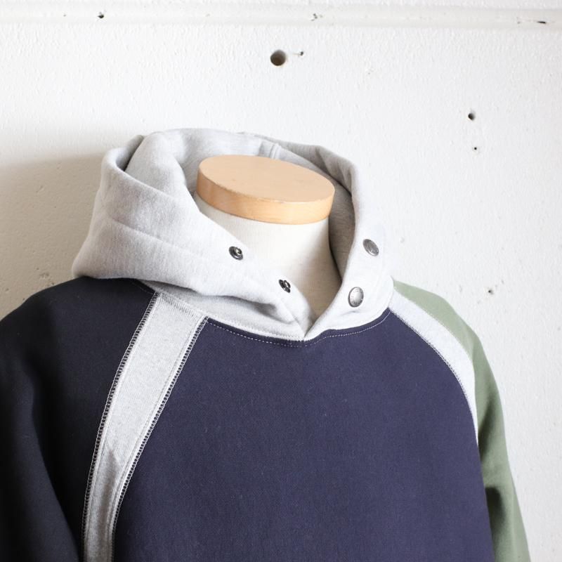 EG WORKADAY 【 イージーワーカデイ 】 Combo Raglan Hoody- 大阪