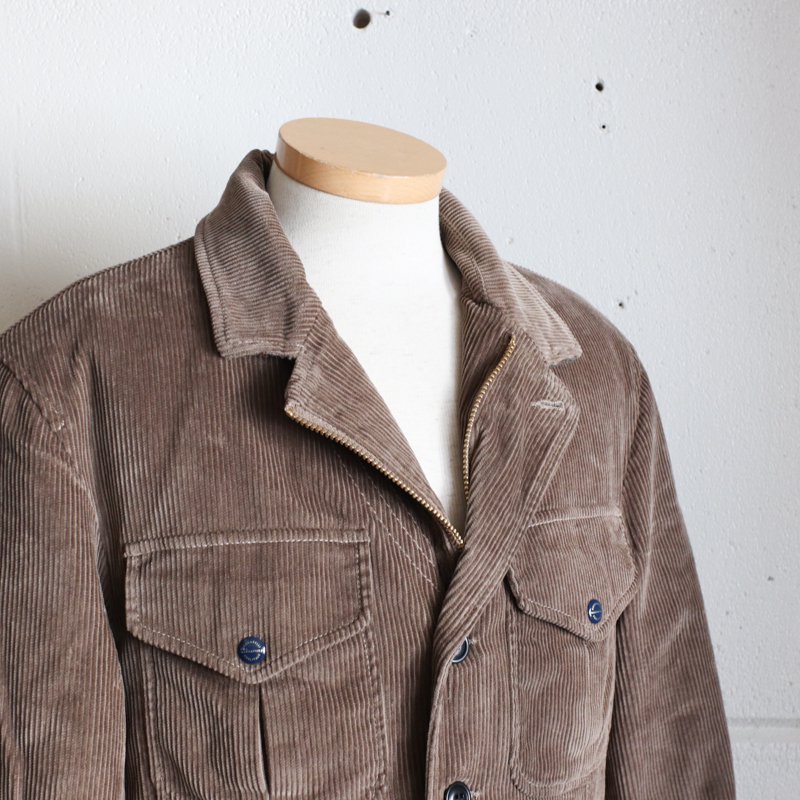 MANIFATTURA CECCARELLI ALLIGATOR JACKET 　Corduroy 　Taupe