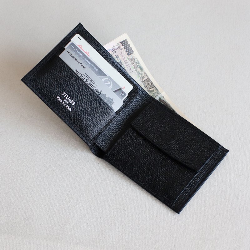  Belezera Bi-Fold  Wallet　　Black