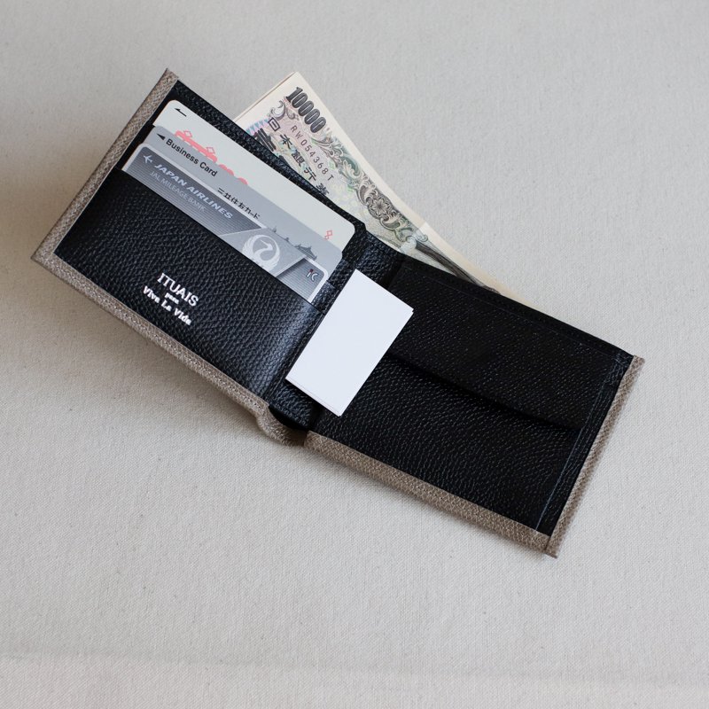  Belezera Bi-Fold  Wallet　　　Oyster Gray