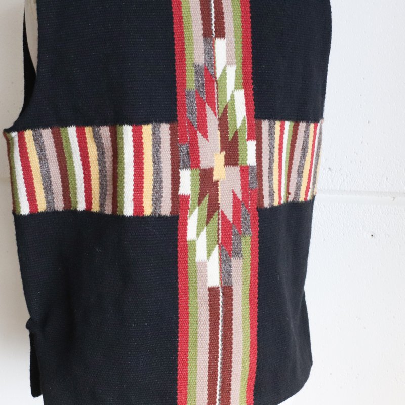 TRUJILLO'S Chimayo Vest Black Size38 UNCLESAM