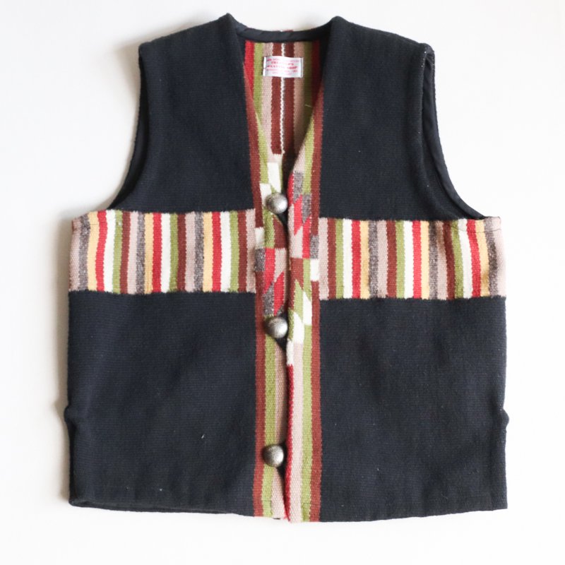 TRUJILLO'S Chimayo Vest Black Size38 UNCLESAM