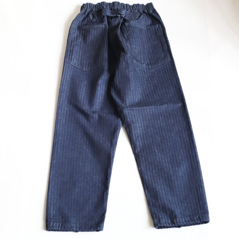 E-Z ARMY-NAVY Pants Herringbone DenimIndigo
