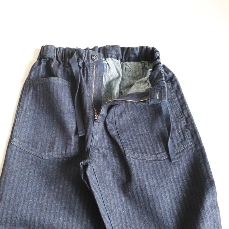 E-Z ARMY-NAVY Pants Herringbone DenimIndigo
