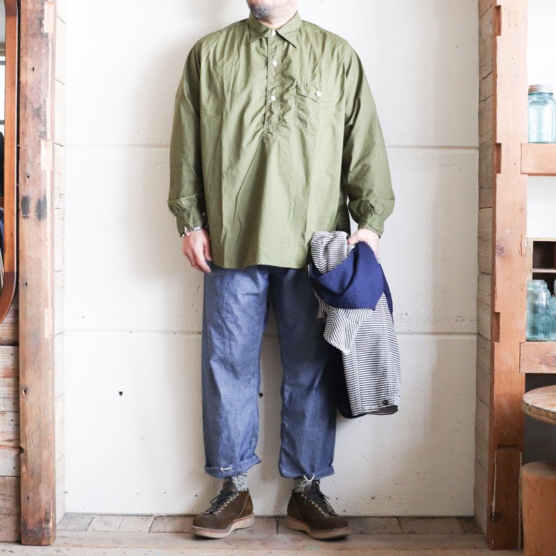 POST OVERALLS * THE NAVY CUT  　 Olive
