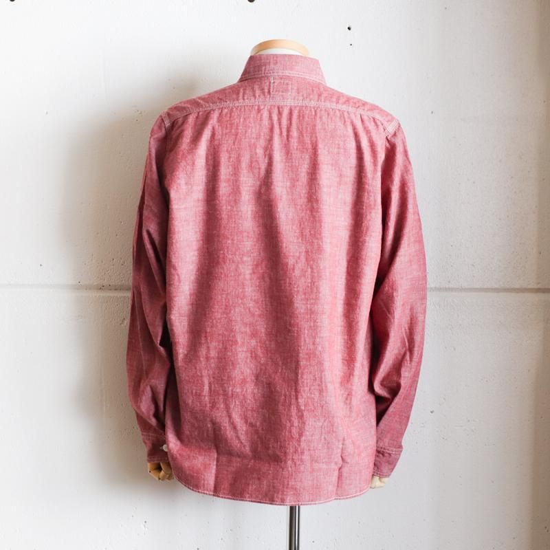 POST O'ALLS 【 ポストオーバーオールズ 】 1102 Shirt Red
