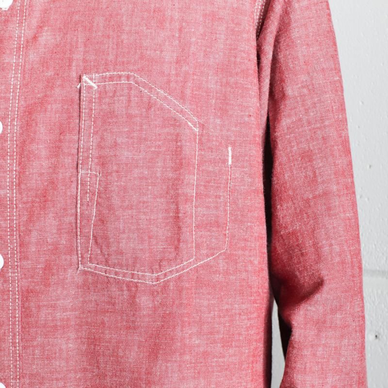 POST O'ALLS 【 ポストオーバーオールズ 】 1102 Shirt Red