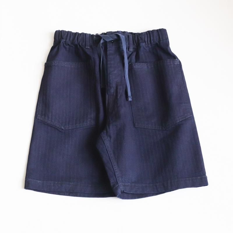 POST O'ALLS【ポストオーバーオールズ】E-Z ARMY-NAVY Shorts